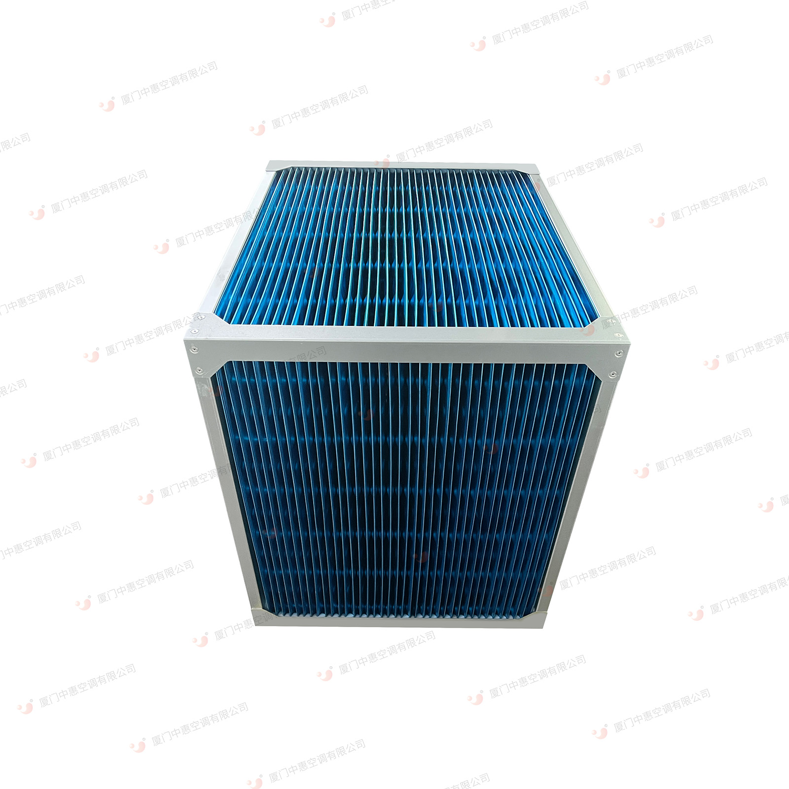 板式显热换热器亲水环氧铝箔芯体,热回收新风换热器 显热交换器