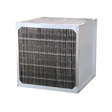 不锈钢板式余热回收换热箱叉流热交换器高温环境